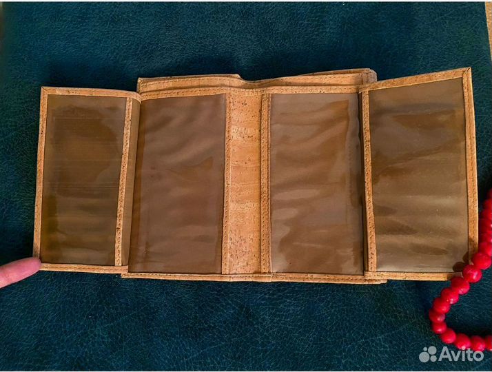 Кожаный кошелёк Bodenschatz/ портмоне пробковое