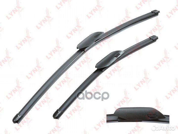 LB-1238) Комплект бескаркасных щеток стеклоочи