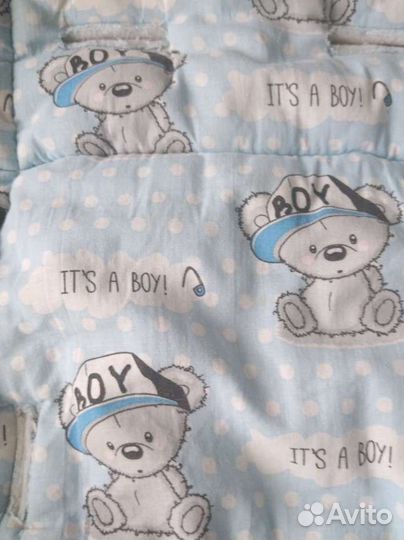 Текстильный чехол на стул для кормления