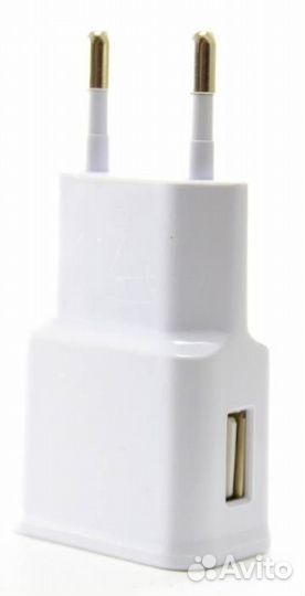Зарядное устройство USB 2A Белое (Внешне и по хара