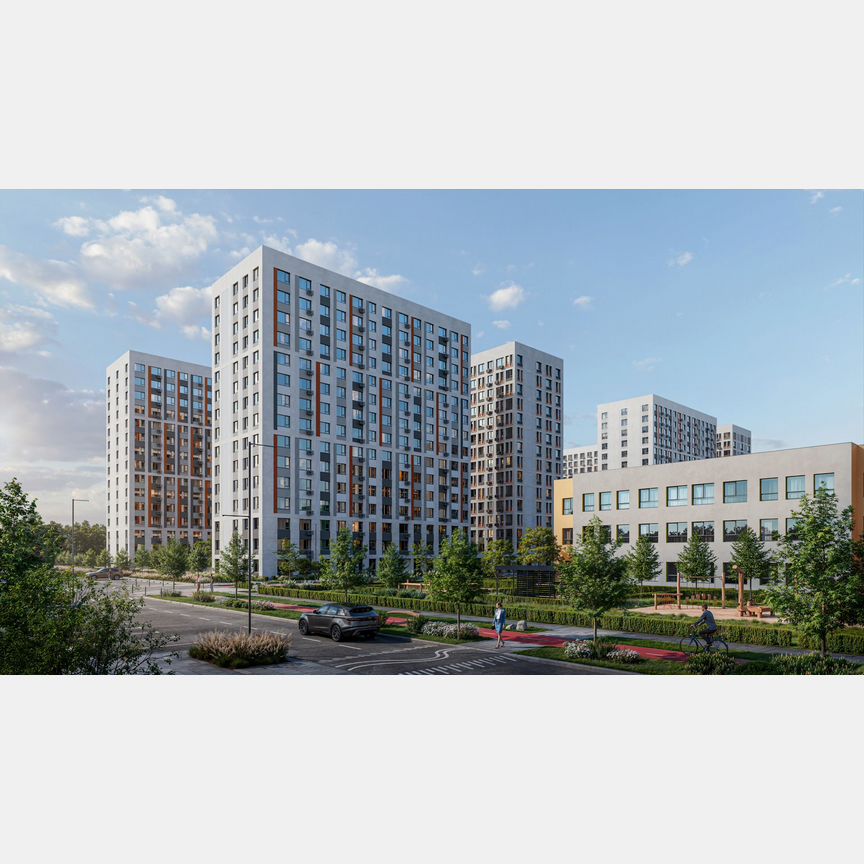 3-к. квартира, 71,1 м², 6/15 эт.
