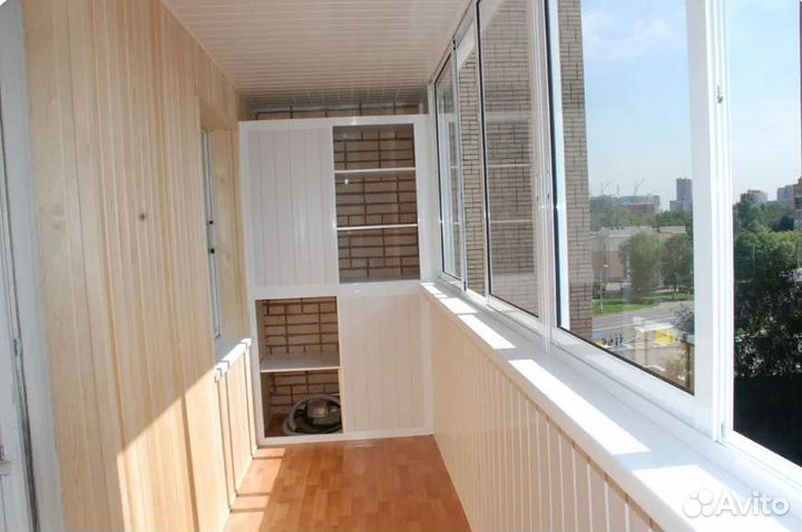 Остекление балконов. Балкон под ключ