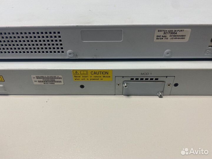 2шт. 3com коммутаторы