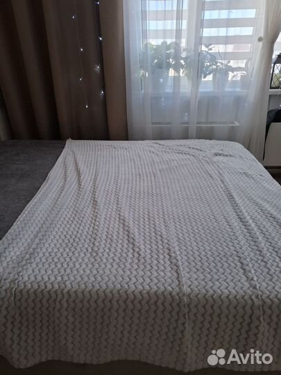 Плед покрывало 142*187 комплект из двух