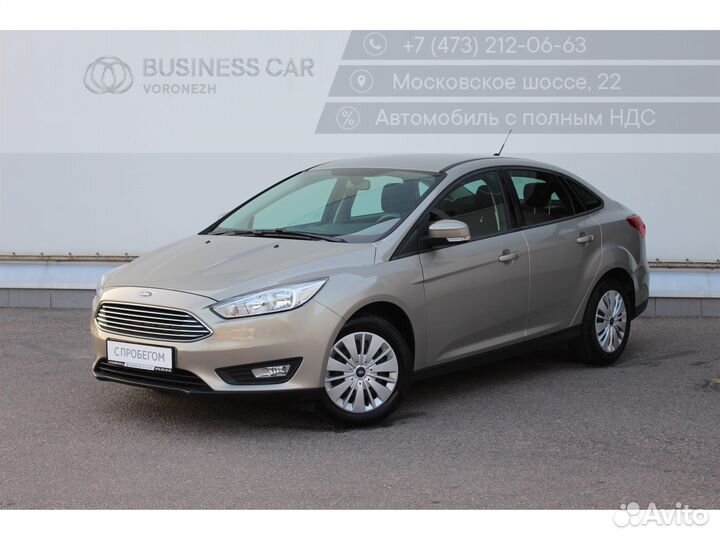 Ford Focus 1.6 МТ, 2018, 34 701 км