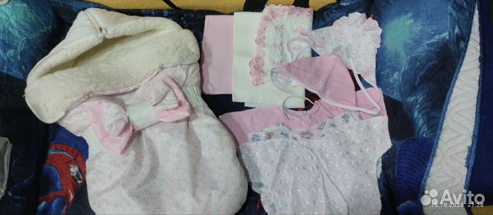 Конверт на выписку зимний для девочки