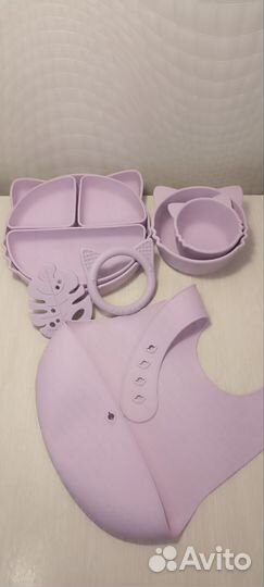 Детская посуда для кормления силиконовая