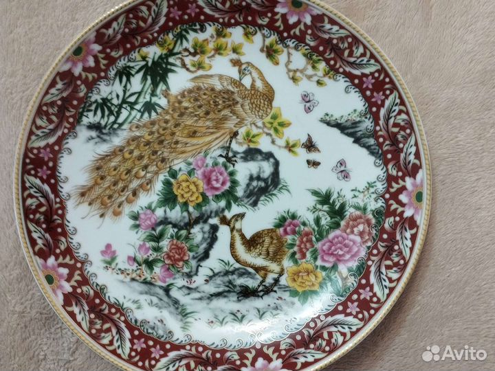 Тарелка декоративная керамика