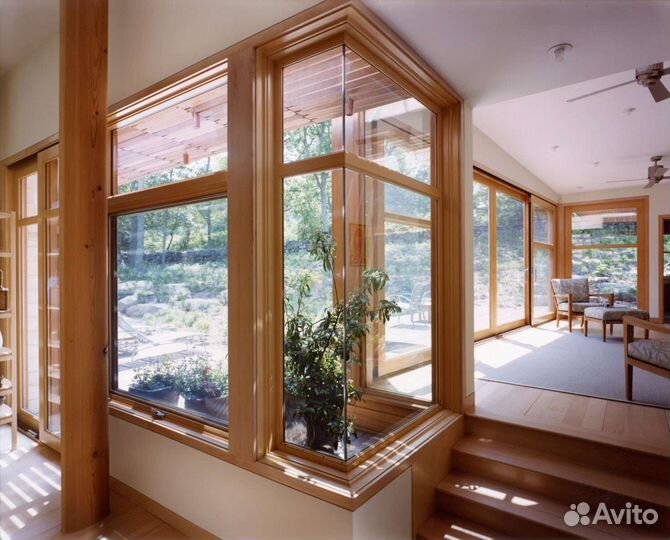 Стеклопакет в деревянное окно