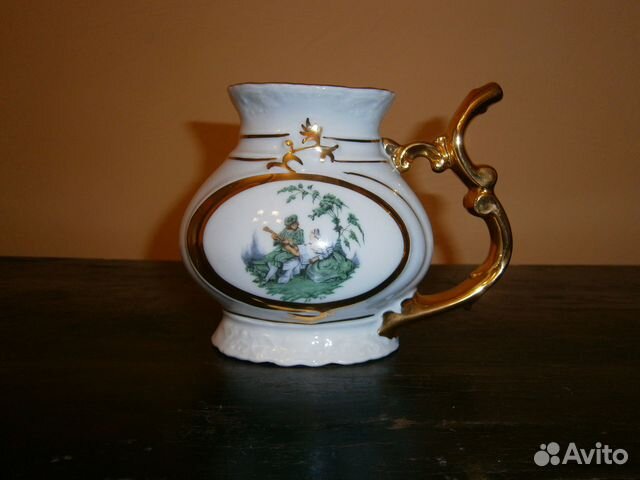 Фарфоровый поильник Чехословакия СССР бюветница