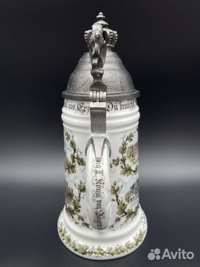 Коллекционная фарфоровая кружка, литофания