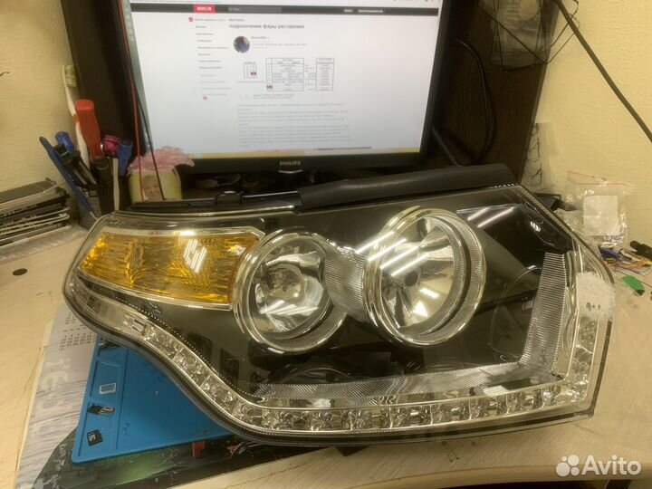 Фара УАЗ патриот рестайлинг правая