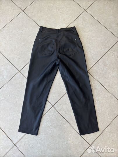 Кожаные брюки zara