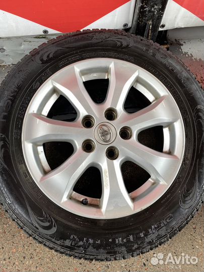 Комплект колес r16 диски оригинал Toyota и Nokian