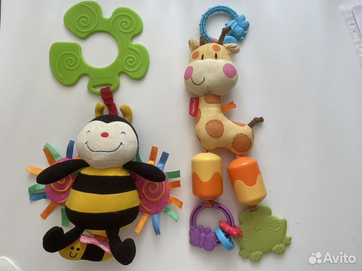 Детские игрушки (погремушки, прорезыватели)