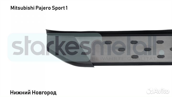 Подножки Mitsubishi Pajero Sport 1 Style