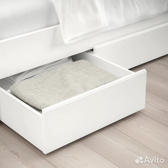 Кровать IKEA с 4 ящиками