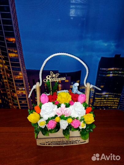 Мыло ручной работы 8 марта