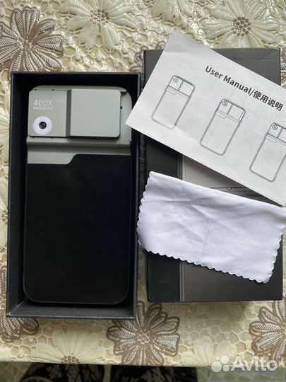 Увеличительная линза-микроскоп 400x на 13 Pro Max