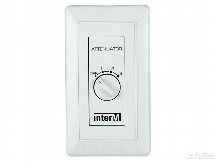 Inter-M Аттенюатор 3 Вт, врезной ATT-03 (4 штуки)