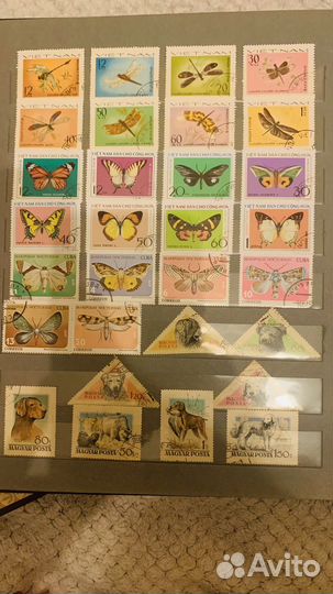 Альбом с марками разных стран