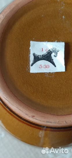 Керамический горшок с крышкой