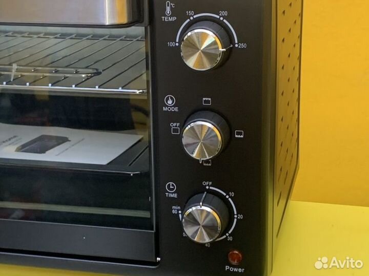 Печь электрическая Kari Home E53, 1600 Вт, черный