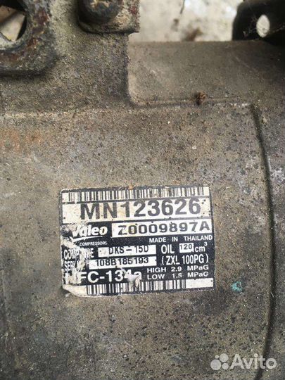 Компрессор кондиционера mitsubishi pajero sport 2