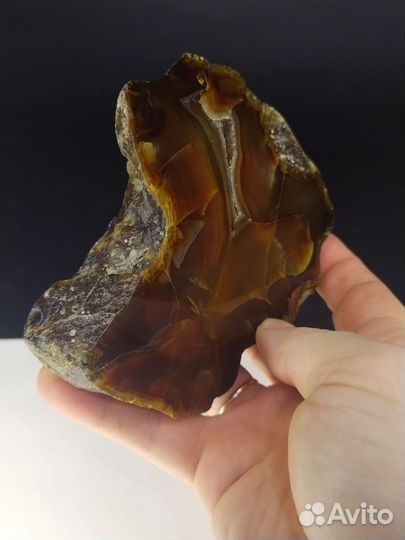 Минерал агат-сердолик