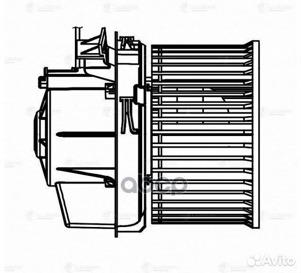 Э/вентилятор отоп. для а/м Nissan Qashqai