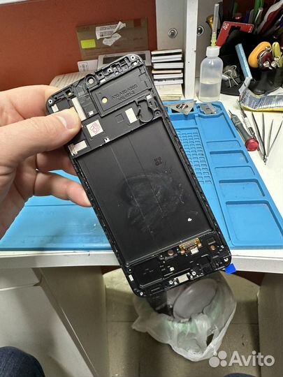 Дисплей Оригинал Samsung A50/A30/A30s в рамке