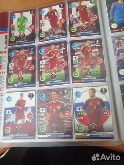 Panini Дорога на Евро 2016. Adrenalyn XL
