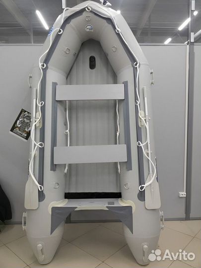 Лодка пвх Stormline Heavy Duty Air Light 380 серая
