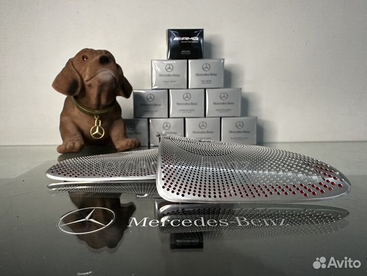 Накладки Burmester на твиттеры Мерседес Бенц