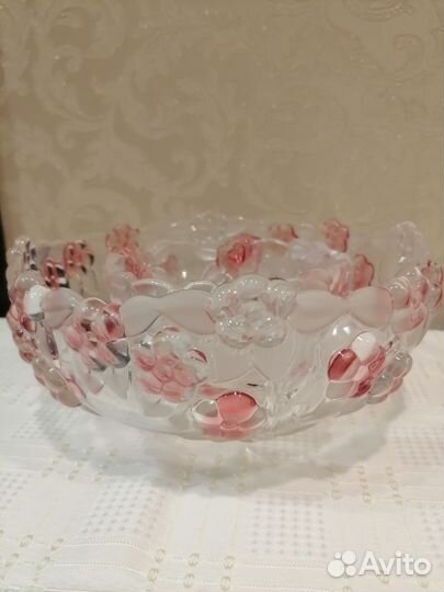 Ваза конфетница богемия