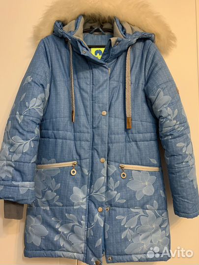 Парка куртка девочка 134 рост
