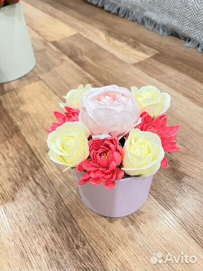 Букет цветов из мыла