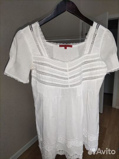 Блуза с кружевом 42/44р