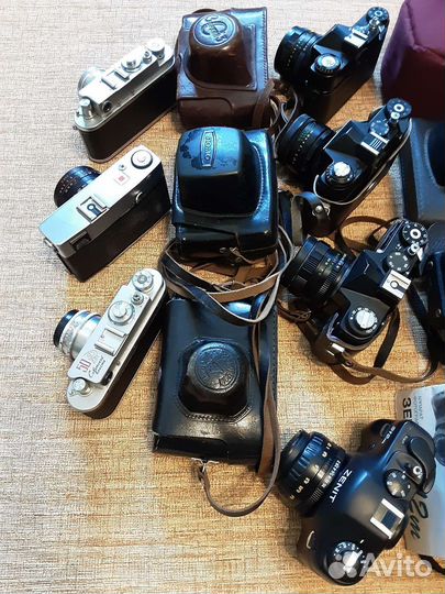 Фотоаппараты, обьективы (разные) и др