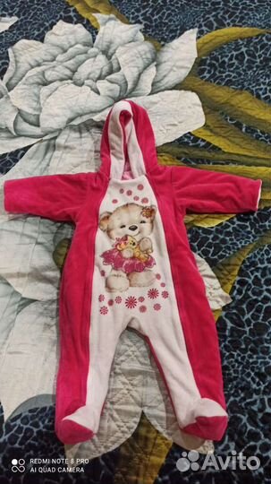 Комбинезон с шапочкой