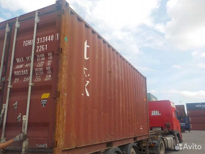Контейнер 20 футов б/у tghu3134401