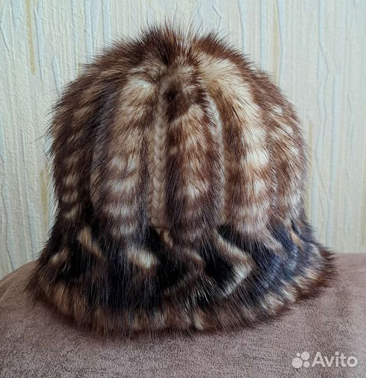 Шапка норковая женская