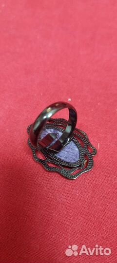 Кольцо серебро 925/ редкий камень/ чароид/ размер