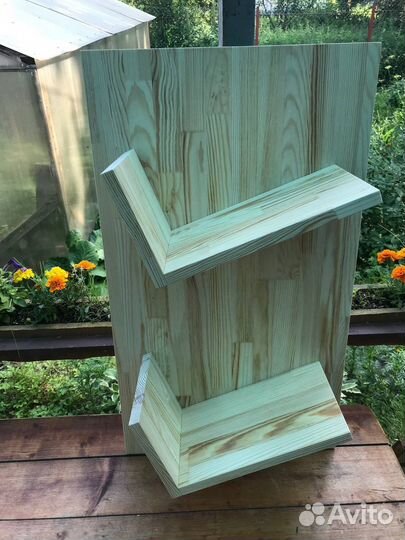 Полочка под виниловые пластинки 400х218х800