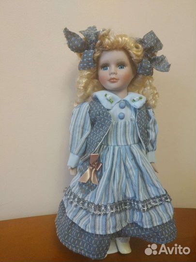 Кукла фарфоровая новая