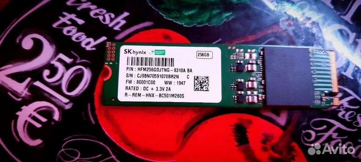 SSD M2 SK hynix 256GB