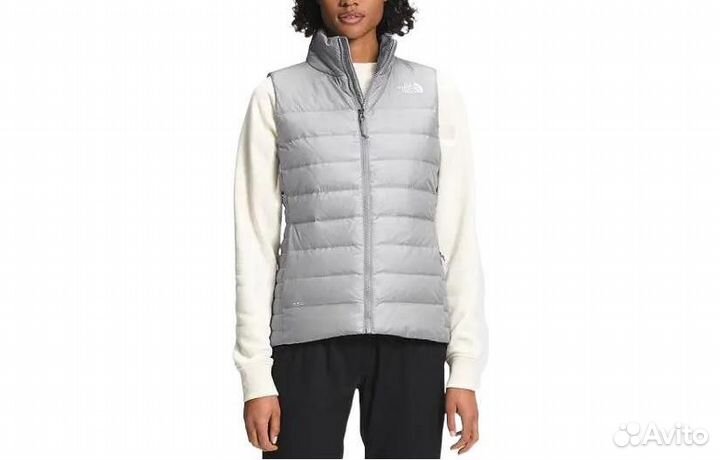 THE north face Vest Women's Gray (S)(46)