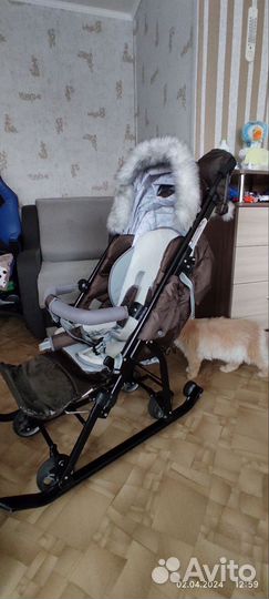 Коляска санки