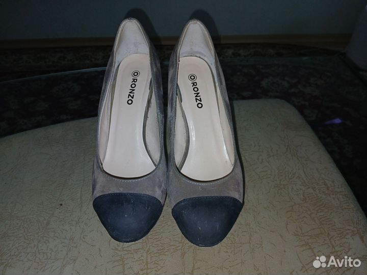 Туфли замшевые 36 размер