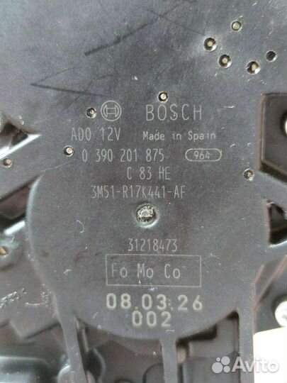 Моторчик стеклоочистителя задний ford focus 2